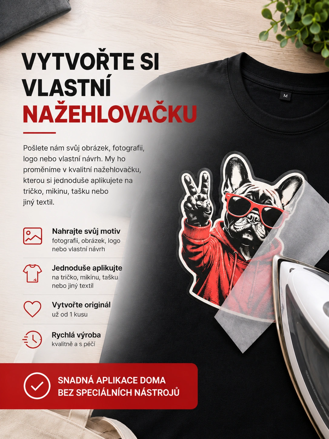 Vlastní nažehlovačky Mo3Del