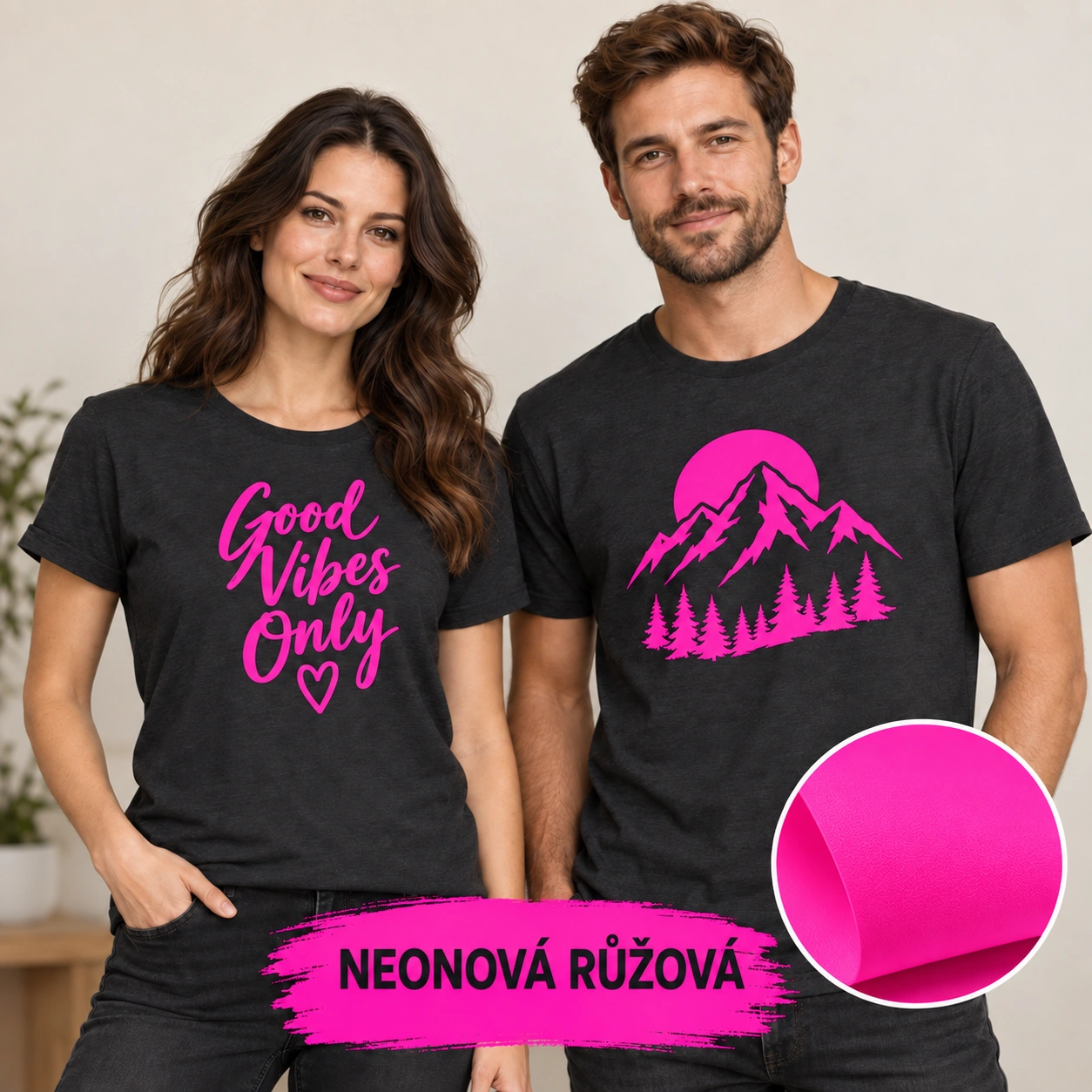 Neonová nažehlovačka – Texty a Loga