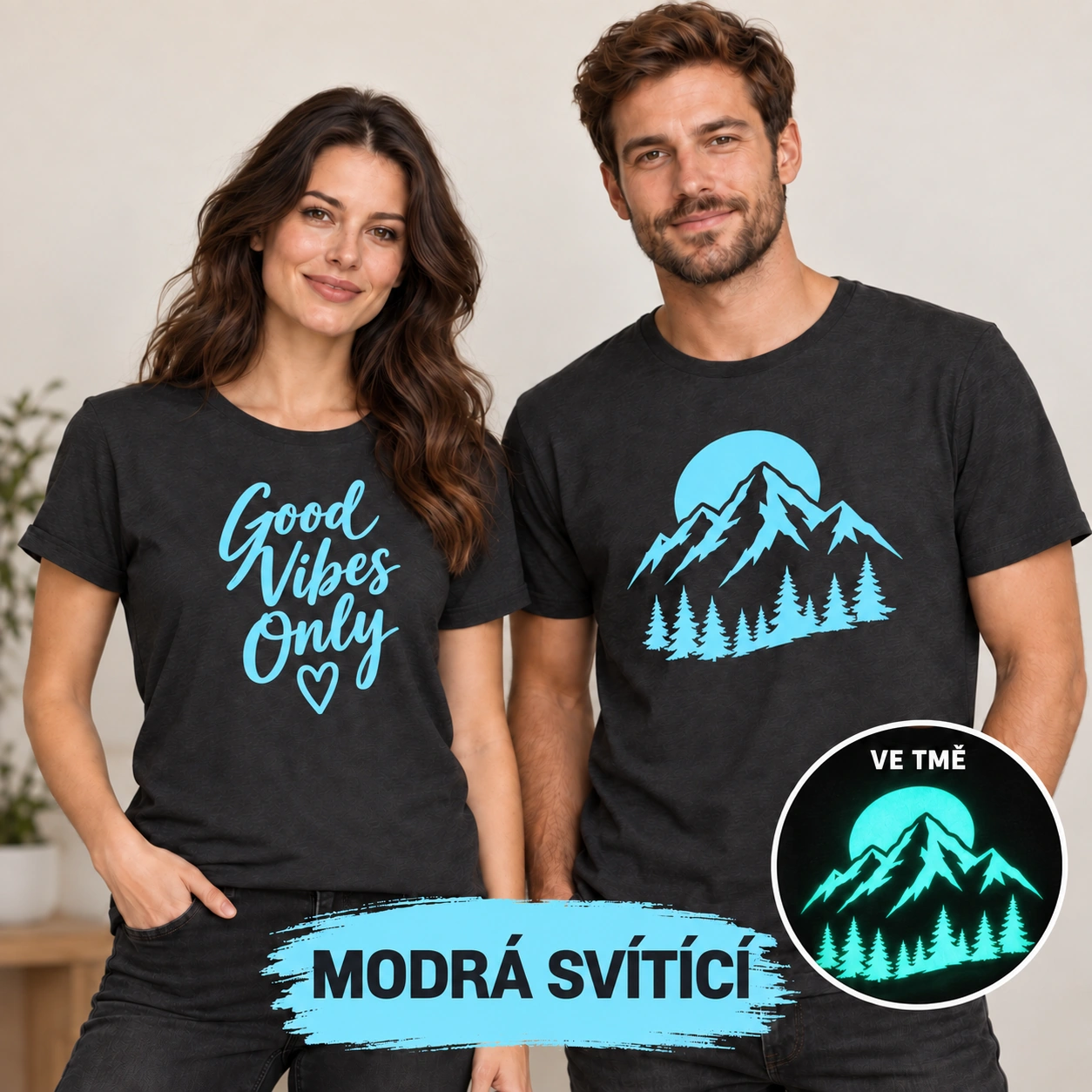 Svítící nažehlovačka (Glow in the Dark) – Texty a Loga