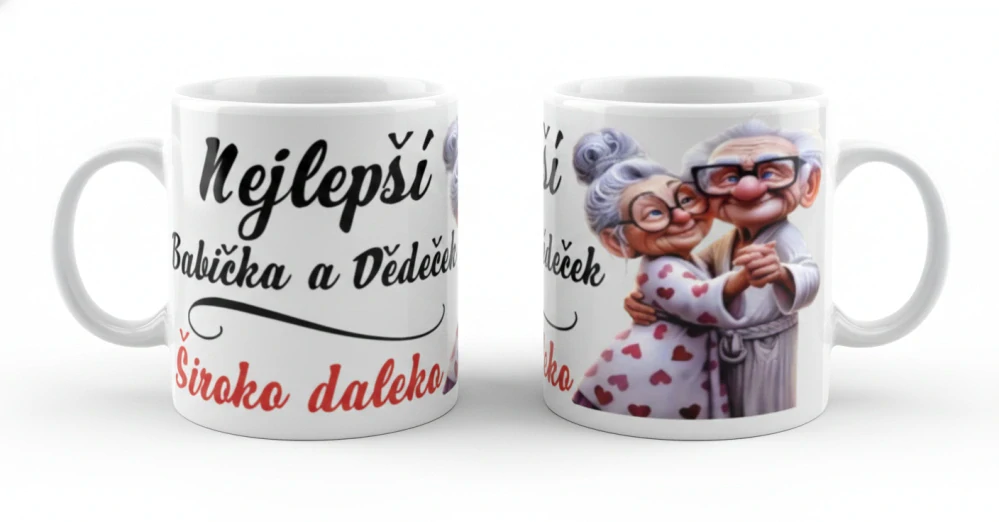 Hrnek „Nejlepší babička a dědeček“
