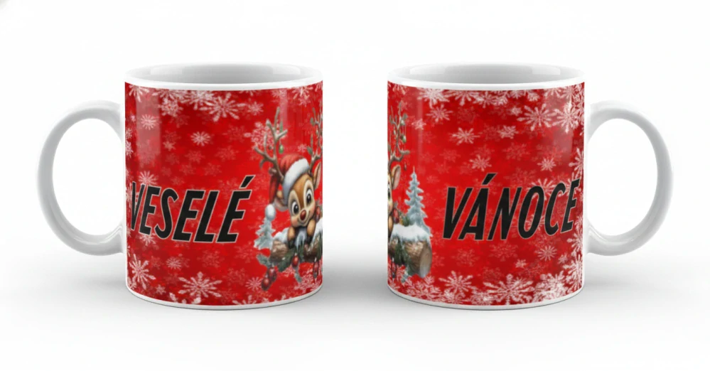 Hrnek „Veselé Vánoce se sobíkem“