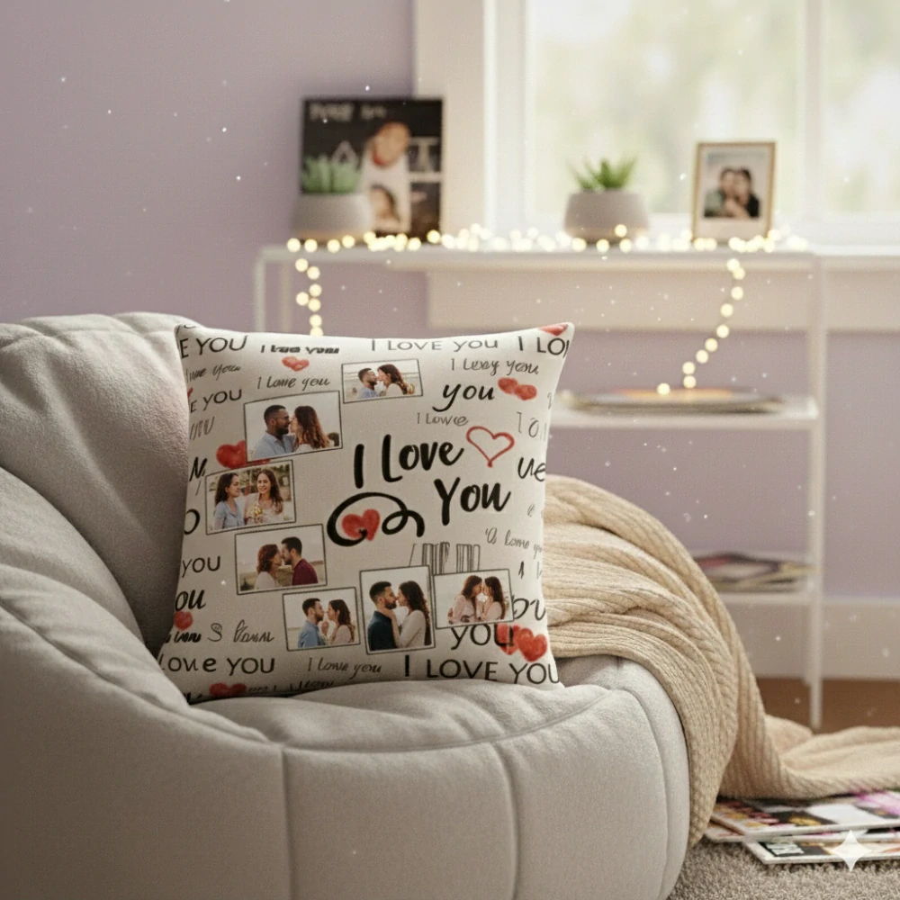 Fotopolštář „I Love You“
