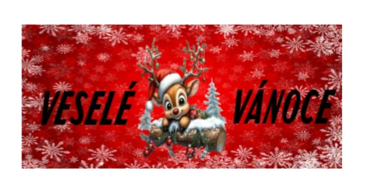 Hrnek „Veselé Vánoce se sobíkem“