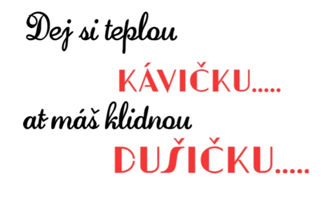 Hrnek „Klidná dušička“
