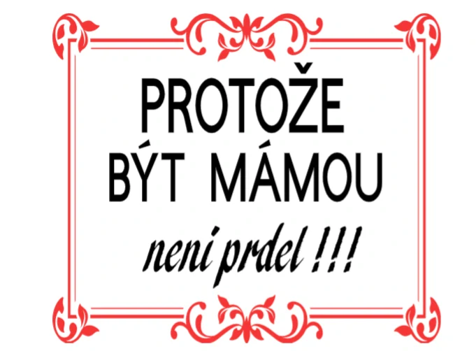 Hrnek „Být mámou není prdel“