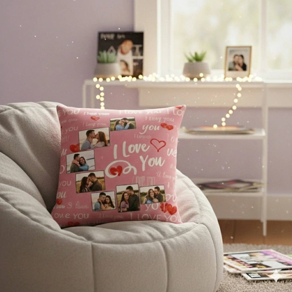 Fotopolštář „I Love You“
