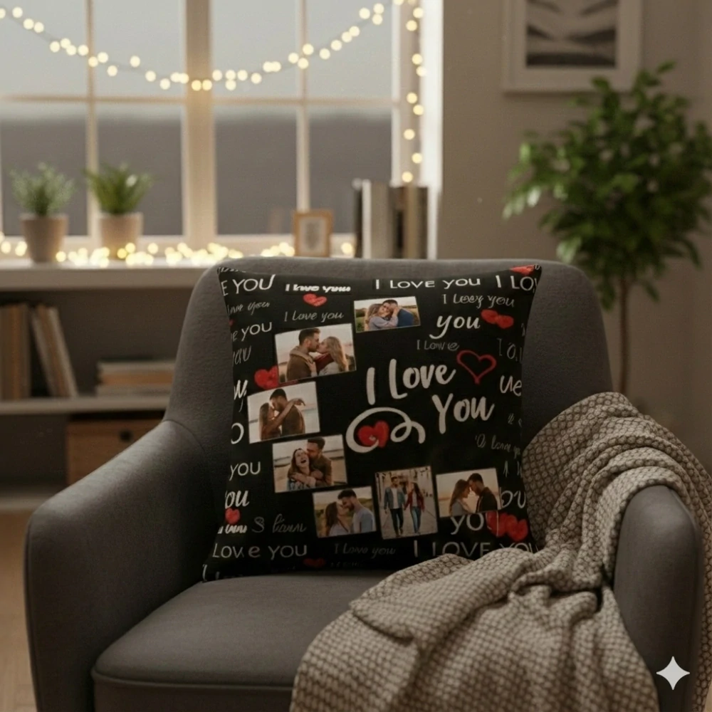 Fotopolštář „I Love You“