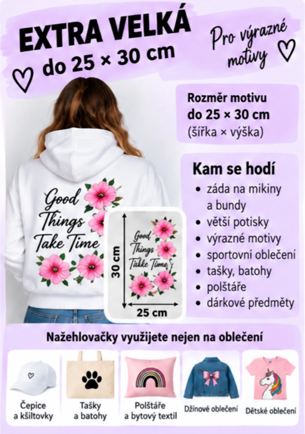Nažehlovačka – Vlastní motiv, Fotky a obrázky