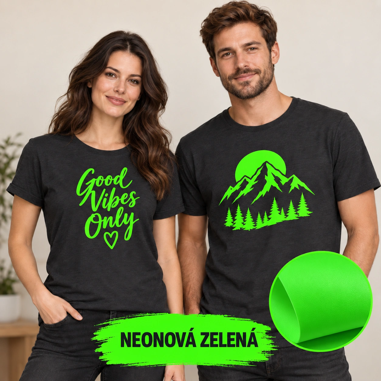 Neonová nažehlovačka – Texty a Loga