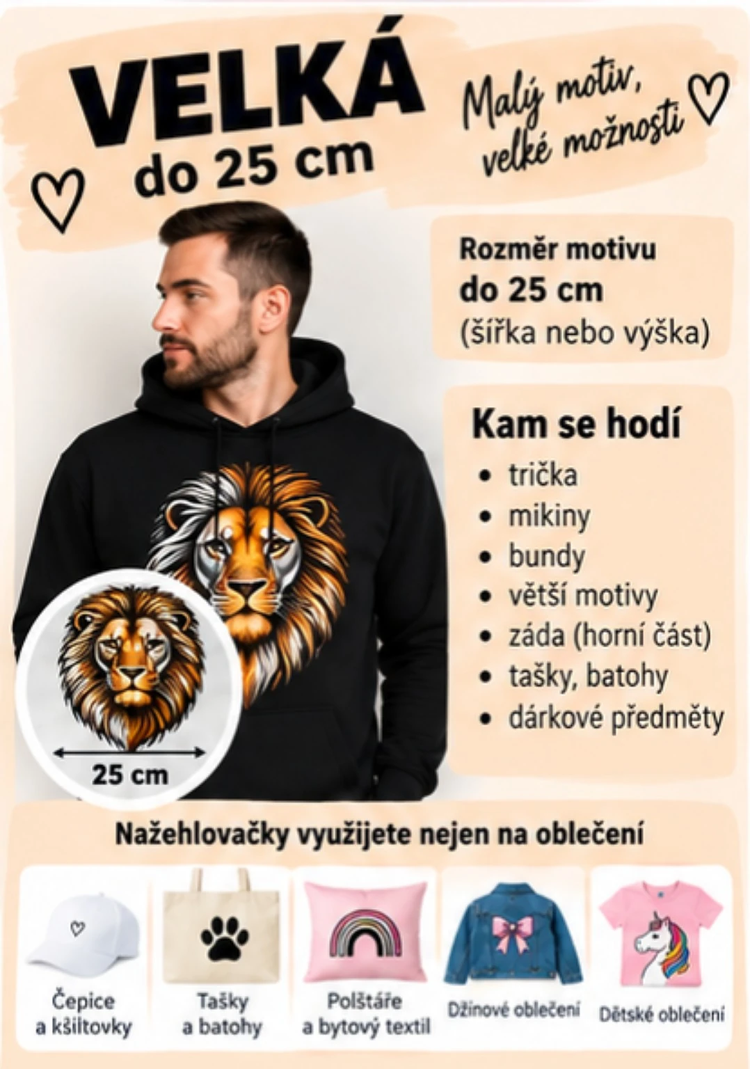 Nažehlovačka – Vlastní motiv, Fotky a obrázky