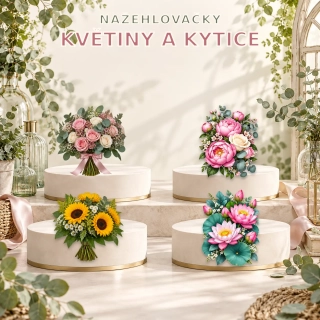 Nažehlovačka – Květiny a kytice