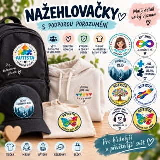 Nažehlovačka – „Vnímám svět jinak“ – Kolekce PAS