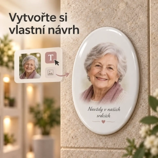 Keramická dlaždice – Ovál – Vlastní návrh