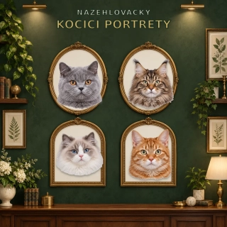 Nažehlovačka – Kočičí portréty