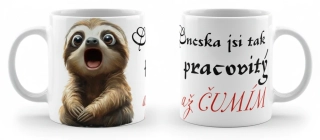 Hrnek „Pracovitý lenochod“