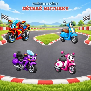 Nažehlovačka – Dětské motorky