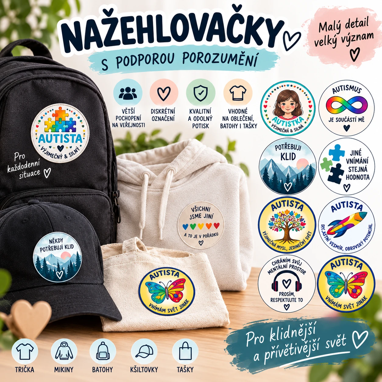 Nažehlovačka kolekce PAS